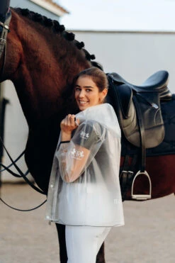 B Vertigo Remi Transparente Damen Regenjacke -Reitbekleidung Verkaufsgeschäft 33623 CLEAR VDB 7