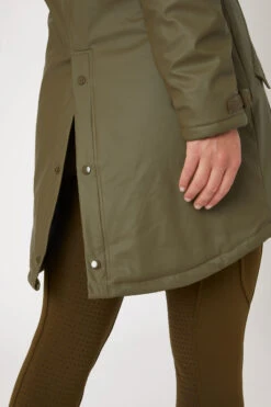 Horze Dania Damen Winter Regenmantel Mit Fleecefutter -Reitbekleidung Verkaufsgeschäft 33636 DOGR 5