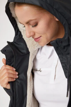 Horze Dania Damen Winter Regenmantel Mit Fleecefutter -Reitbekleidung Verkaufsgeschäft 33636 VDB 6