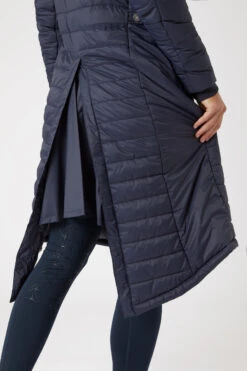 Horze Cecilia Gefütterter, Langer Damen Reitmantel -Reitbekleidung Verkaufsgeschäft 33649 IKB 6