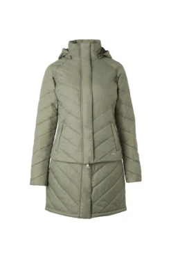 Horze Aurora Gefütterte Damen Parka Reitjacke Mit Abnehmbarem Rock -Reitbekleidung Verkaufsgeschäft 33663 630 01