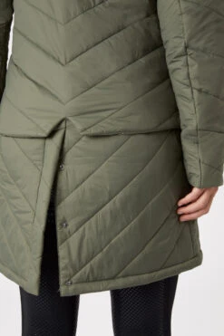 Horze Aurora Gefütterte Damen Parka Reitjacke Mit Abnehmbarem Rock -Reitbekleidung Verkaufsgeschäft 33663 630 07