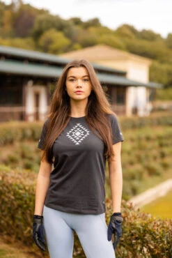 Horze Zion Damenshirt Mit Druck -Reitbekleidung Verkaufsgeschäft 33672 590 08