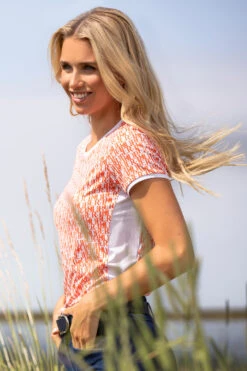 Pikeur Vilja Damen Funktionsshirt -Reitbekleidung Verkaufsgeschäft 336735 WH PAPI 2