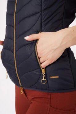 Horze Shannon Leichte Wattierte Damen Reitweste -Reitbekleidung Verkaufsgeschäft 33696 590 05