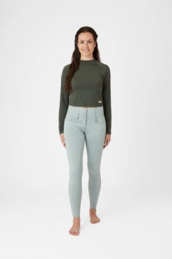 Horze Gabriela Damen Crop Top Mit UV-Schutz -Reitbekleidung Verkaufsgeschäft 33704 IDGR 3