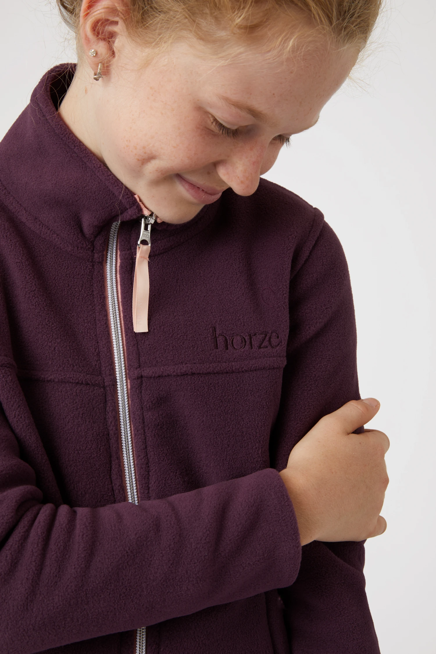Horze Monster Kinder Fleece Reitjacke 8 Horze Monster Kinder Fleece Reitjacke – Bild 6