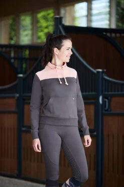 Horze Jade Damen Sweatshirt Mit Hohem Kragen -Reitbekleidung Verkaufsgeschäft 33709 BPG CPI 7