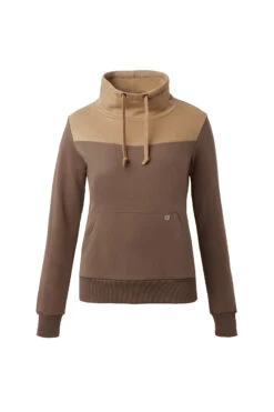 Horze Jade Damen Sweatshirt Mit Hohem Kragen -Reitbekleidung Verkaufsgeschäft 33709 FRBR CMBR 1