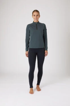 Horze Katya Damen Trainingsshirt Mit Fleecefutter -Reitbekleidung Verkaufsgeschäft 33712 UDGR 3