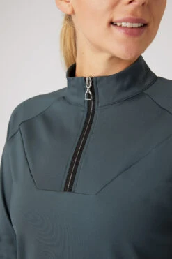 Horze Katya Damen Trainingsshirt Mit Fleecefutter -Reitbekleidung Verkaufsgeschäft 33712 UDGR 5