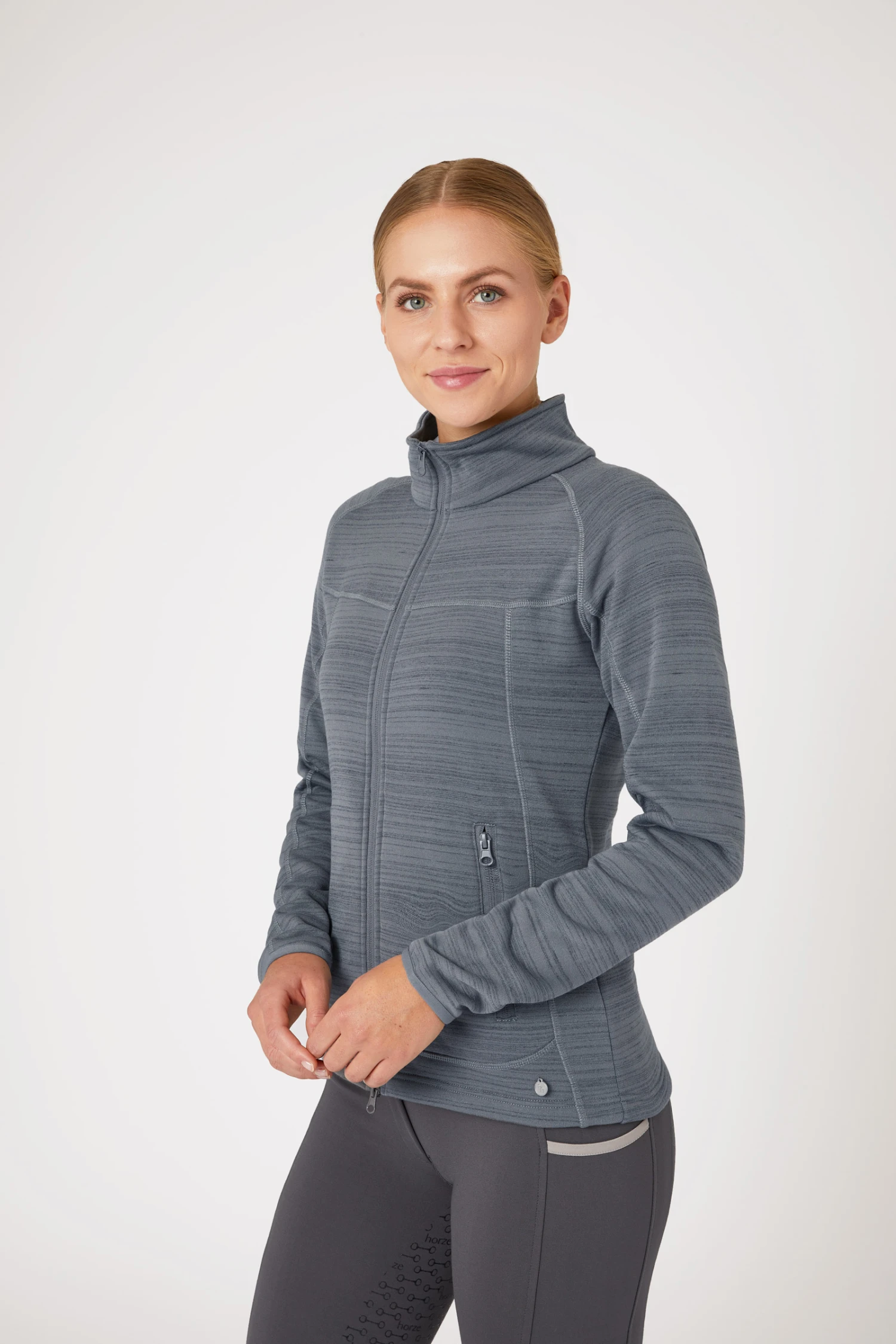 Horze Addison Damen Fleece Reitjacke 4 Horze Addison Damen Fleece Reitjacke – Bild 2