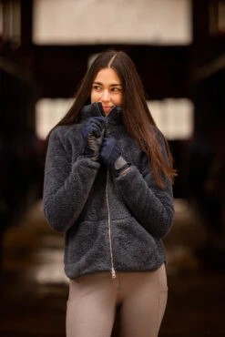 Horze Merida Damen Teddyfleece Reitjacke -Reitbekleidung Verkaufsgeschäft 33719 590 08