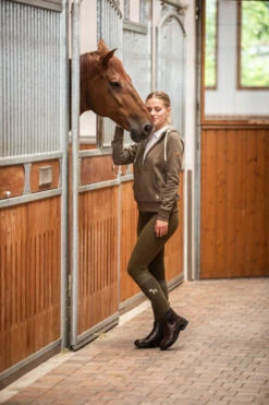 Horze Adena Damen Sweatshirtjacke Mit Kapuze -Reitbekleidung Verkaufsgeschäft 33720 DOGR 8