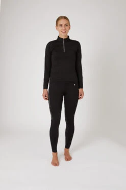 Horze Luminox Damen Funktionsshirt Mit Langen Ärmeln -Reitbekleidung Verkaufsgeschäft 33721 BL 3