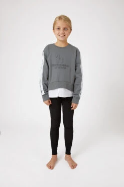 Horze Leighton Teens Sweatshirt Mit Bluse -Reitbekleidung Verkaufsgeschäft 33722 UDGR 3