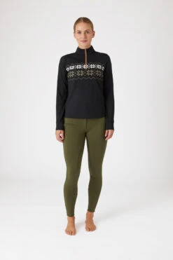 Horze Emily Trainingsshirt Mit Winterprint -Reitbekleidung Verkaufsgeschäft 33724 BL 3