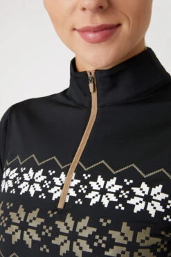 Horze Emily Trainingsshirt Mit Winterprint -Reitbekleidung Verkaufsgeschäft 33724 BL 5