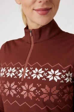 Horze Emily Trainingsshirt Mit Winterprint -Reitbekleidung Verkaufsgeschäft 33724 rrbr 05