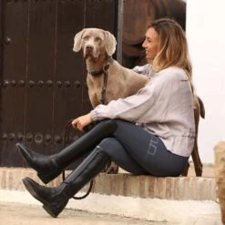 AA Platinum Damen Reitleggings Mit Kniebesatz -Reitbekleidung Verkaufsgeschäft 337274 G 6