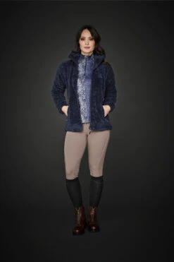 Mountain Horse Fuzzy Damen Fleecejacke -Reitbekleidung Verkaufsgeschäft 337335 DB 3