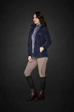 Mountain Horse Fuzzy Damen Fleecejacke -Reitbekleidung Verkaufsgeschäft 337335 DB 4