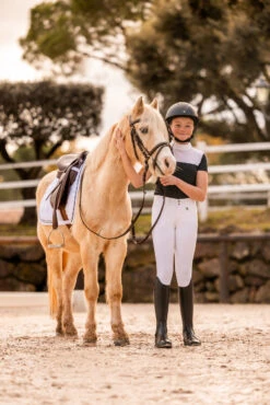Horze Kaya Kinder Turnierjackett Mit Kristalldetail -Reitbekleidung Verkaufsgeschäft 33751 590 07