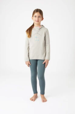 Horze Chloe Kinder Funktions Hoodie Mit Logo Print -Reitbekleidung Verkaufsgeschäft 33756 705 03