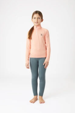 Horze Lola Kinder Langarm Training Shirt -Reitbekleidung Verkaufsgeschäft 33757 333 03