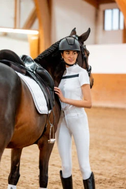 Horze Kendra Damen Turniershirt Mit Mesh 31 Horze Kendra Damen Turniershirt Mit Mesh -Reitbekleidung Verkaufsgeschäft 33761 001 08