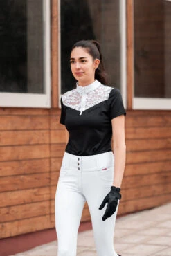 B Vertigo Kayla Damen Tuniershirt Mit Spitze -Reitbekleidung Verkaufsgeschäft 33766 590 07