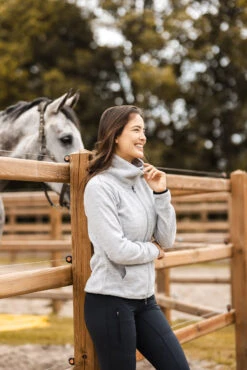 Horze Aria Damen Fleece Reitjacke -Reitbekleidung Verkaufsgeschäft 33775 024 10