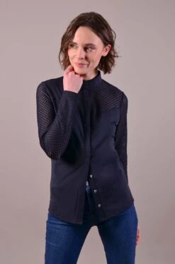 Harcour Shami Damen Langarmshirt -Reitbekleidung Verkaufsgeschäft 337910 DB 3