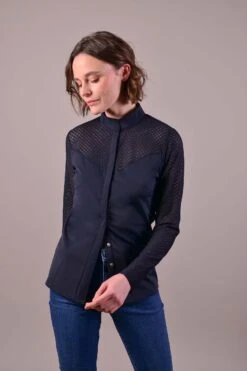 Harcour Shami Damen Langarmshirt -Reitbekleidung Verkaufsgeschäft 337910 DB 5