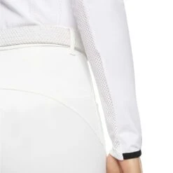 Cavalleria Toscana R-Evo Epaulet Reißverschluss Poloshirt -Reitbekleidung Verkaufsgeschäft 338119 WH KNIT 9