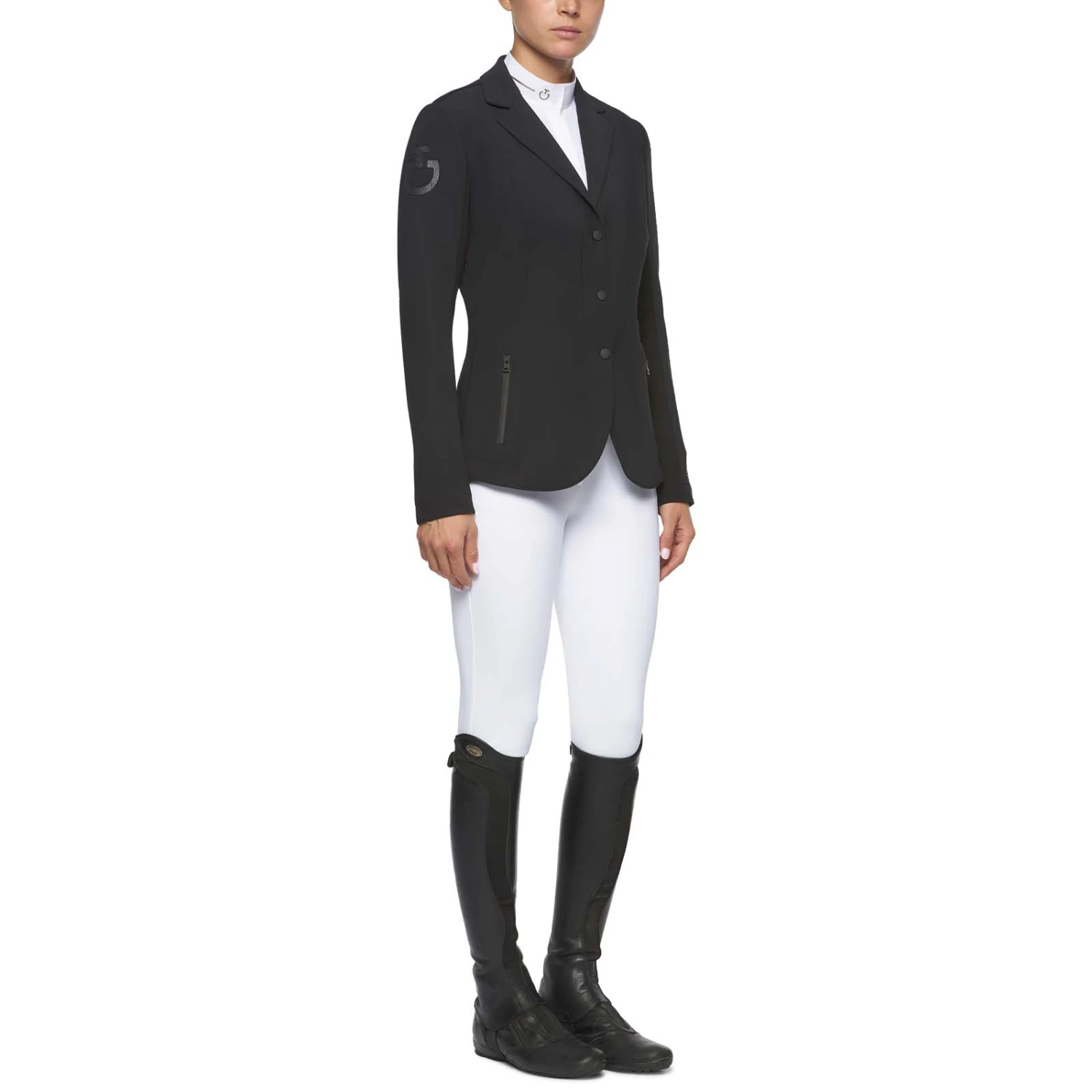 Cavalleria Toscana Jersey Strick Jaquard Damen Turnierjackett 3 Cavalleria Toscana Jersey Strick Jaquard Damen Turnierjackett