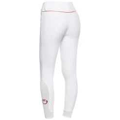 Cavalleria Toscana CT Team Red Stripe High Waist Reithose Mit Vollbesatz -Reitbekleidung Verkaufsgeschäft 338470 WH 1