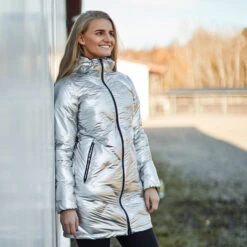 LIMITED EDITION - Horze Sophia Wasserdichte Damen Winter Reitjacke -Reitbekleidung Verkaufsgeschäft 34005LE SI 4