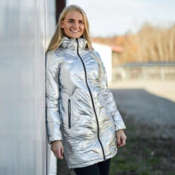 LIMITED EDITION - Horze Sophia Wasserdichte Damen Winter Reitjacke -Reitbekleidung Verkaufsgeschäft 34005LE SI 5