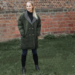 LIMITED EDITION - Horze Georgia Gefütterter Oversized Damen Parka -Reitbekleidung Verkaufsgeschäft 34006LE TGR 4