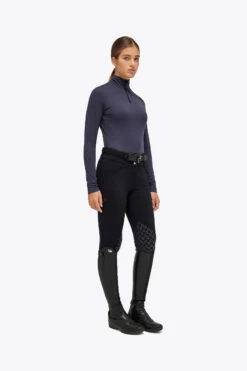 Cavalleria Toscana Mini CT Flock Print Damen Trainingsshirt -Reitbekleidung Verkaufsgeschäft 341453 DB 2