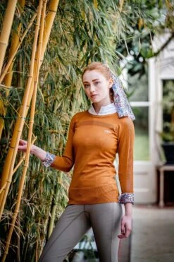 AA Aria Perforierter Damenpullover -Reitbekleidung Verkaufsgeschäft 341835 GBR 3