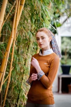 AA Aria Perforierter Damenpullover -Reitbekleidung Verkaufsgeschäft 341835 GBR 4