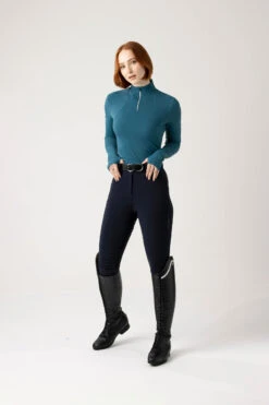 LeMieux Liberté Damen Base Layer Mit Reißverschluss -Reitbekleidung Verkaufsgeschäft 342149 MB 5