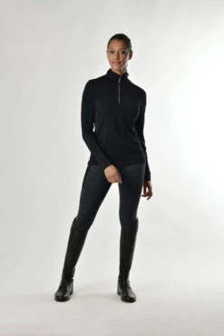 Dublin Kylee Damen Langarmshirt -Reitbekleidung Verkaufsgeschäft 342719 BL 3