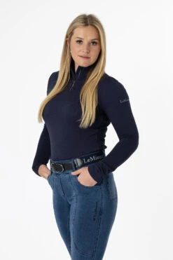 LeMieux Alice Damen Quarter Neck Zip Baselayer -Reitbekleidung Verkaufsgeschäft 344222 DB 06
