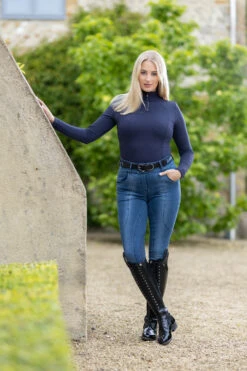 LeMieux Alice Damen Quarter Neck Zip Baselayer -Reitbekleidung Verkaufsgeschäft 344222 DB 07