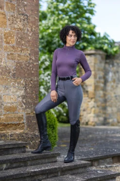 LeMieux Alice Damen Quarter Neck Zip Baselayer -Reitbekleidung Verkaufsgeschäft 344222 DPU 06