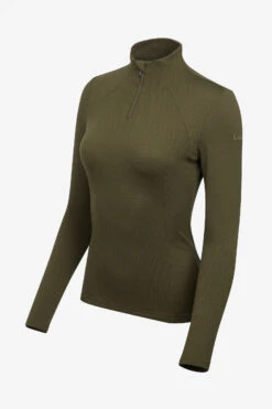 LeMieux Alice Damen Quarter Neck Zip Baselayer -Reitbekleidung Verkaufsgeschäft 344222 WMGR 03