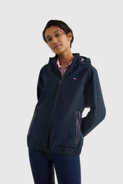 Tommy Hilfiger Equestrian Wasserdichte Damen Bomberjacke -Reitbekleidung Verkaufsgeschäft 345440 DB 03